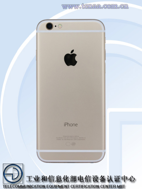 iPhone 6s bị TENAA ghi nhận