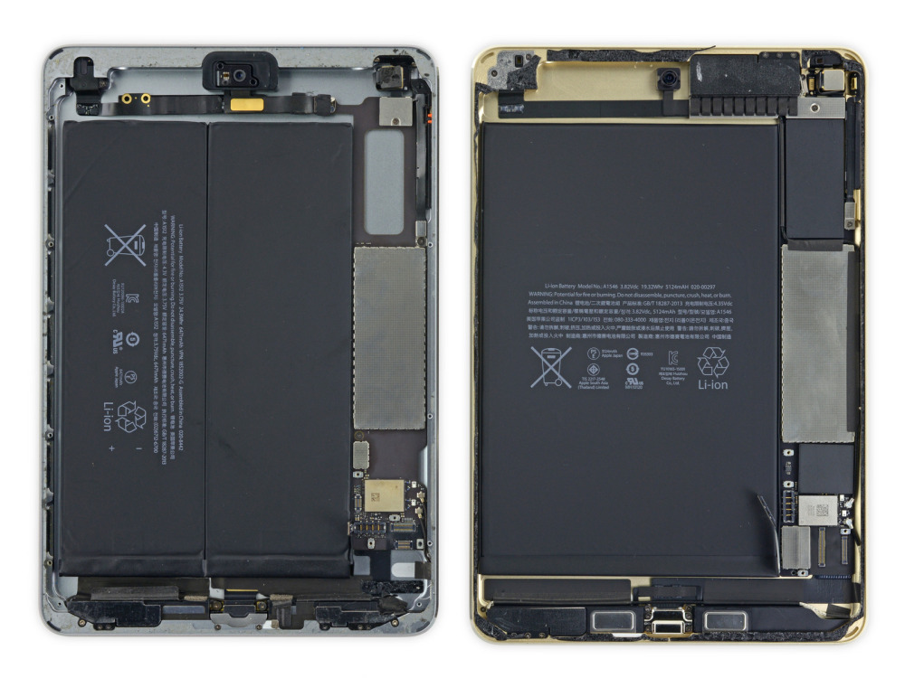 iPad Mini 4 (phải) và iPad Mini 3 (trái) iPad Mini 4 (phải) và iPad Mini 3 (trái)