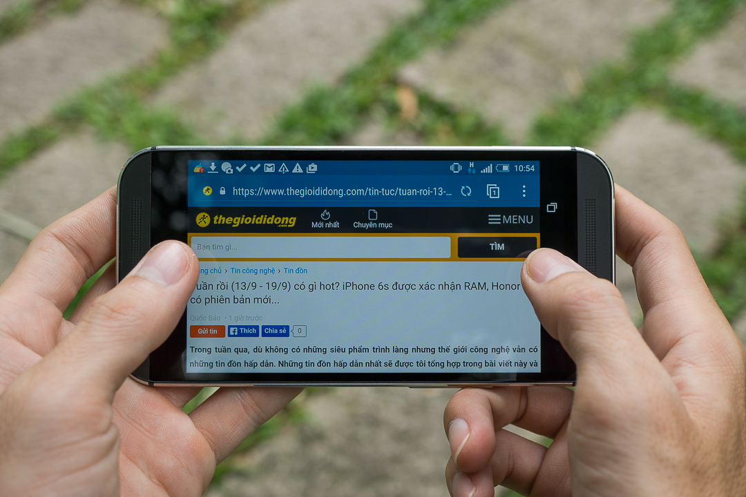 Đánh giá HTC One M8 Eye