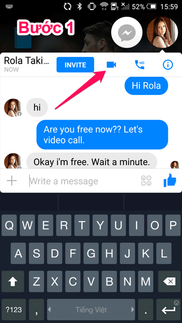 Facebook Messenger Video Call