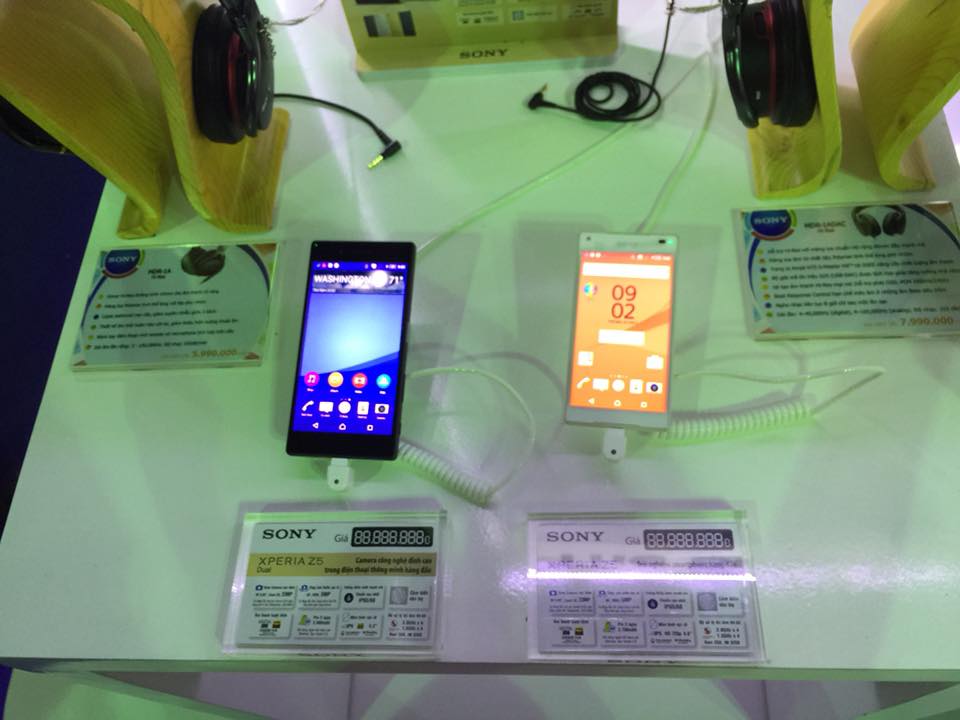 Các smartphone Xperia Z5 mới tại sự kiện Các smartphone Xperia Z5 mới tại sự kiện