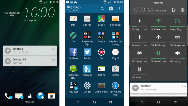 Giao diện HTC One M8 Eye Giao diện HTC One M8 Eye
