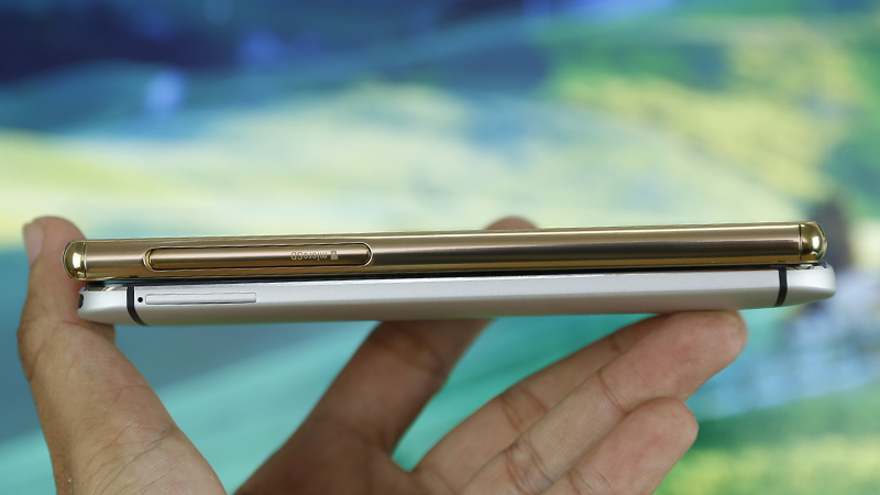Sony Xperia M5 Dual và HTC One M8 Eye Sony Xperia M5 Dual và HTC One M8 Eye