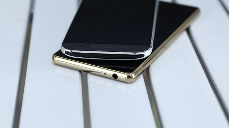Sony Xperia M5 Dual và HTC One M8 Eye Sony Xperia M5 Dual và HTC One M8 Eye