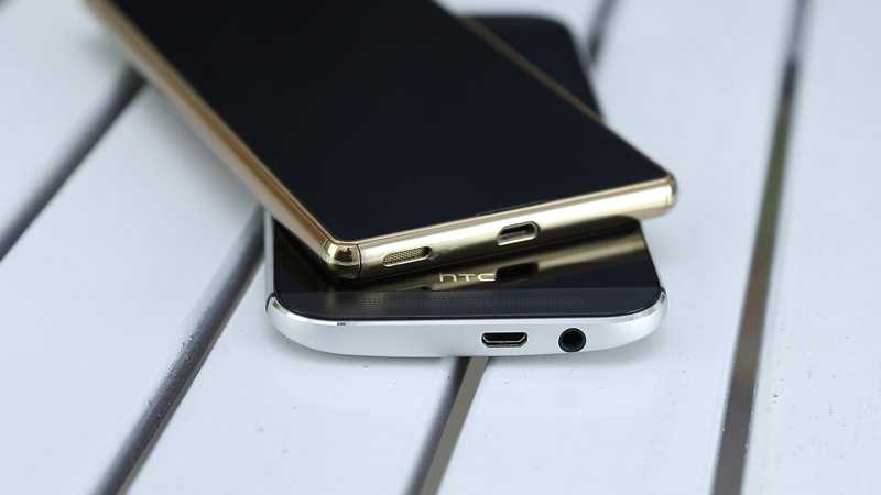 Sony Xperia M5 Dual và HTC One M8 Eye Sony Xperia M5 Dual và HTC One M8 Eye