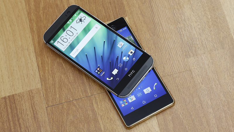 Sony Xperia M5 Dual và HTC One M8 Eye Sony Xperia M5 Dual và HTC One M8 Eye