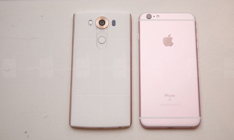 LG V10 vs iPhone 6s Plus LG V10 vs iPhone 6s Plus