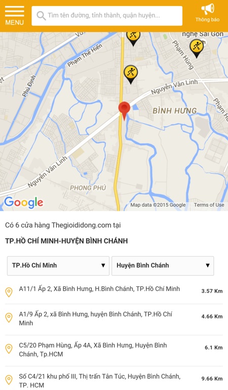 Ứng dụng TGDD 15 Ứng dụng TGDD 15