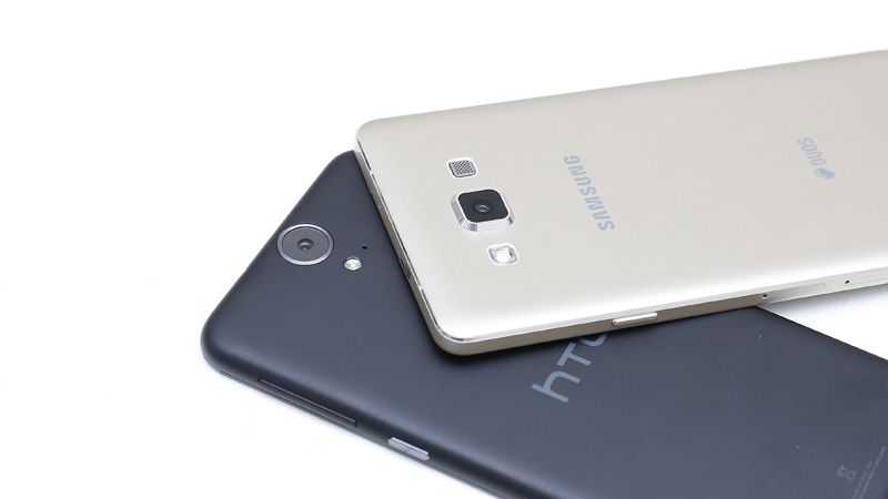 Samsung Galaxy A7 và HTC One E9 Dual