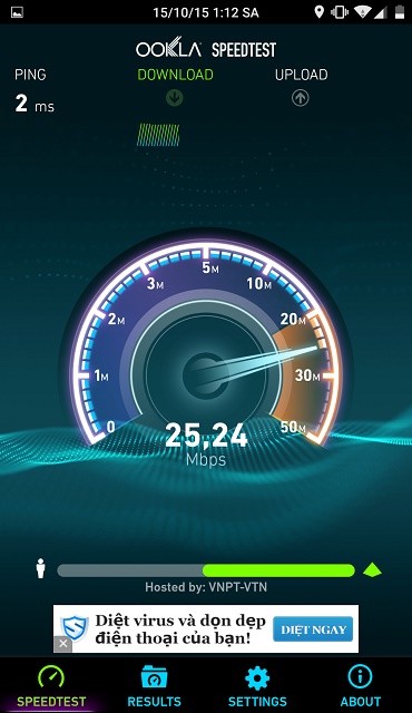 Speed test