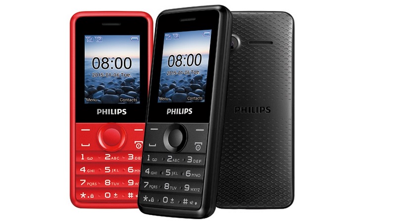 Philips E103 là chiếc điện thoại phổ thông với thời gian sử dụng pin ấn tượng