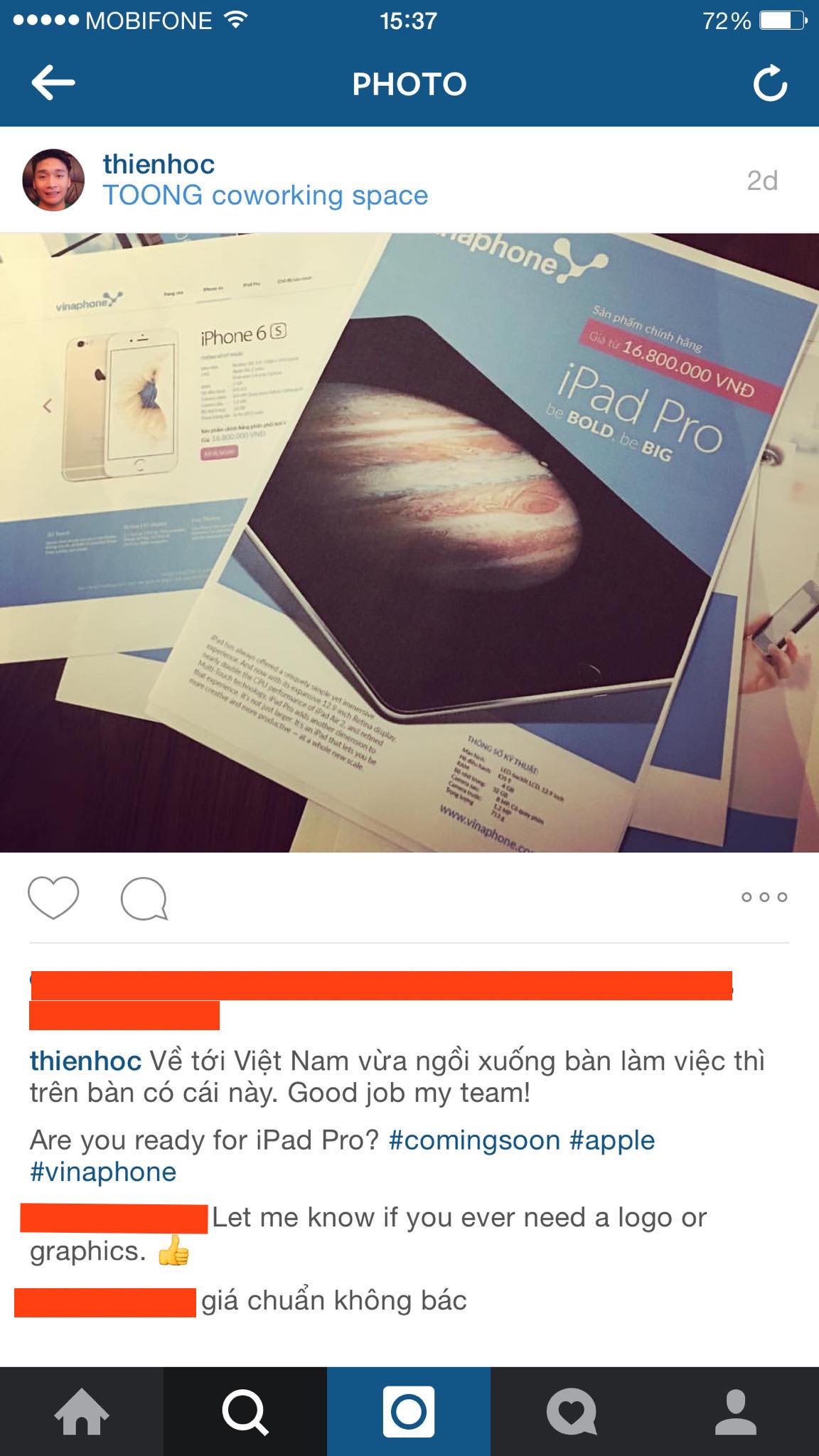Ảnh rò rỉ giá bán của iPad Pro và iPhone 6s Ảnh rò rỉ giá bán của iPad Pro và iPhone 6s