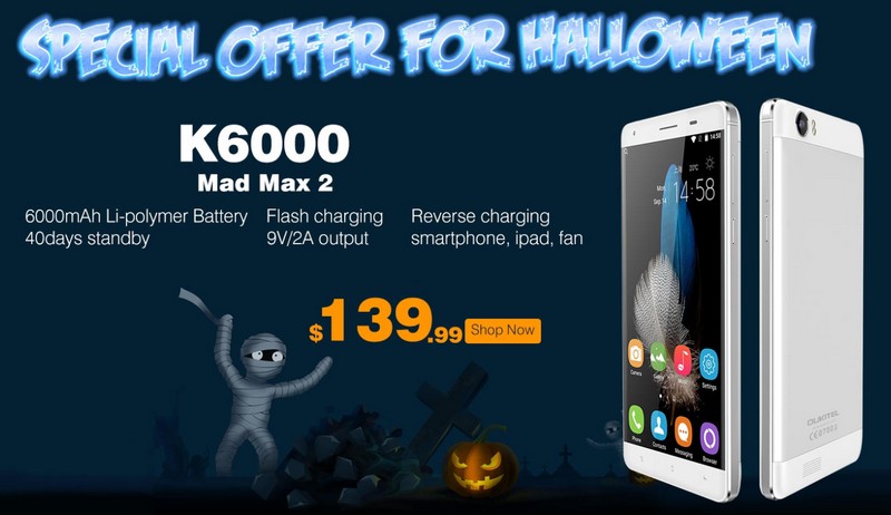 Oukitel K6000 có giá chỉ 140 USD