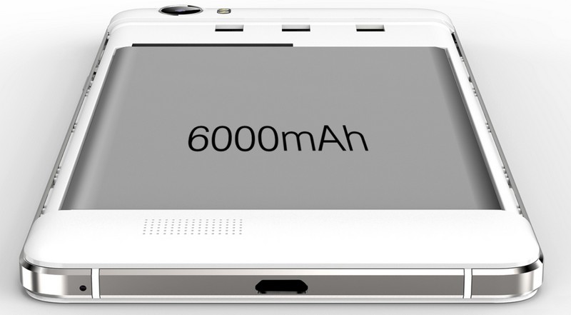 Oukitel K6000 có pin dung lượng 6.000mAh