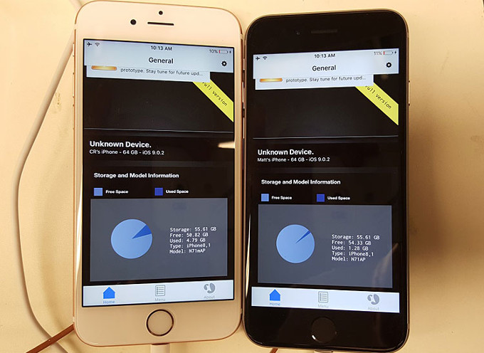 Cả 2 mẫu iPhone 6s đều sử dụng cùng một kịch bản, thông số