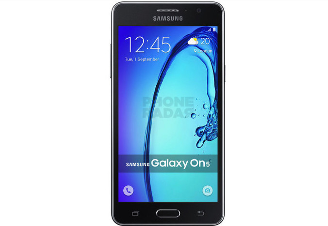 Galaxy On5 có màn hình 5 inch HD