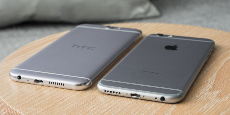 HTC One A9 với iPhone 6