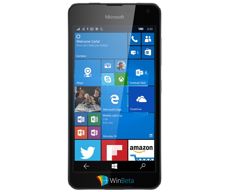 Lumia 650 lộ diện cách đây ít ngày Lumia 650 lộ diện cách đây ít ngày