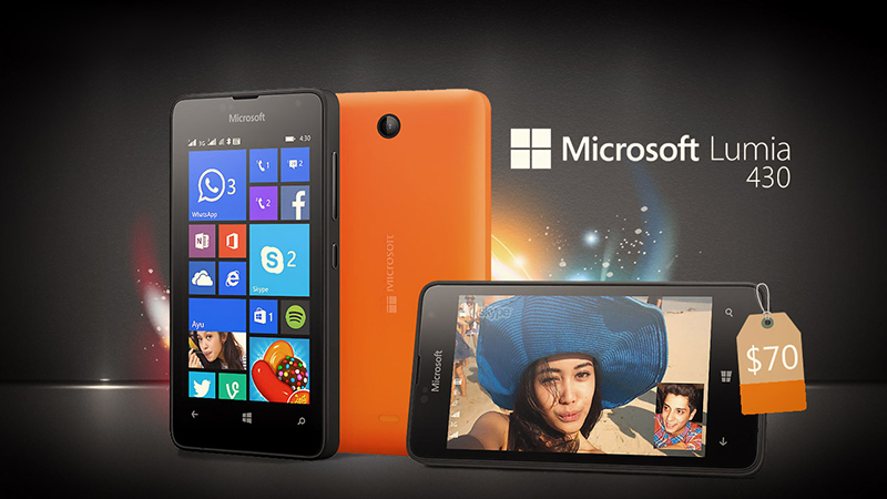 5 lý do chọn mua Lumia 430 giá 70 USD