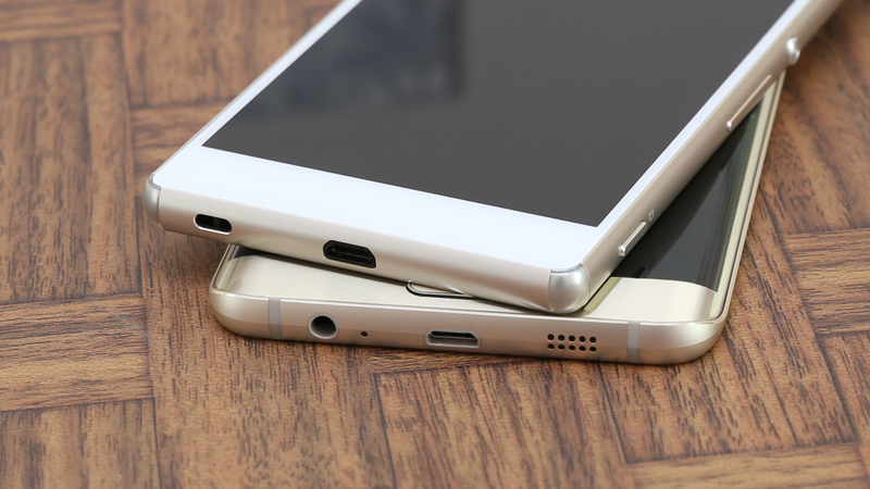 So sánh thiết kế Samsung Galaxy S6 Edge Plus và Sony Xperia Z3 Plus So sánh thiết kế Samsung Galaxy S6 Edge Plus và Sony Xperia Z3 Plus
