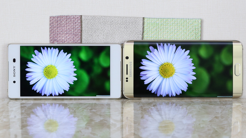 So sánh màn hình Samsung Galaxy S6 Edge Plus và Sony Xperia Z3 Plus So sánh màn hình Samsung Galaxy S6 Edge Plus và Sony Xperia Z3 Plus