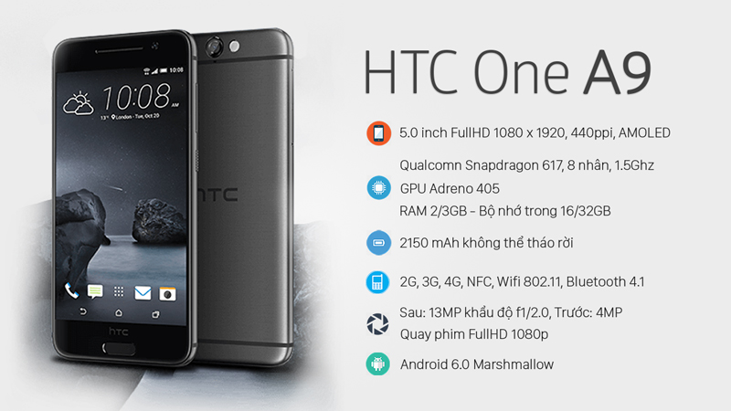 HTC One A9 Thông tin