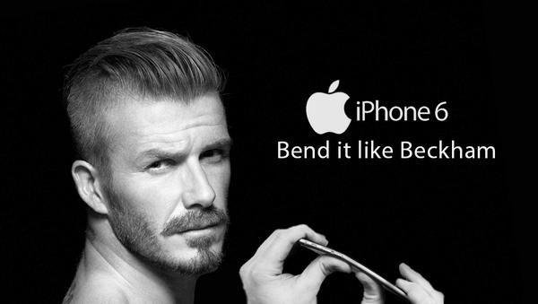 Học cách bẻ cong iPhone như Beckham Học cách bẻ cong iPhone như Beckham