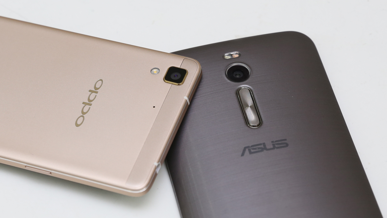 Asus Zenfone 2 và Oppo R7 Lite