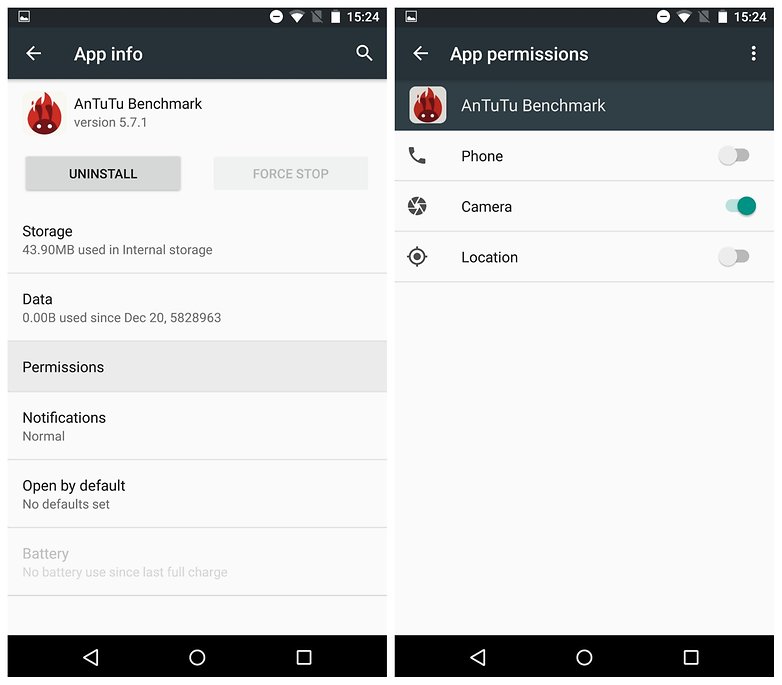 Truy cập Granular App Permissions