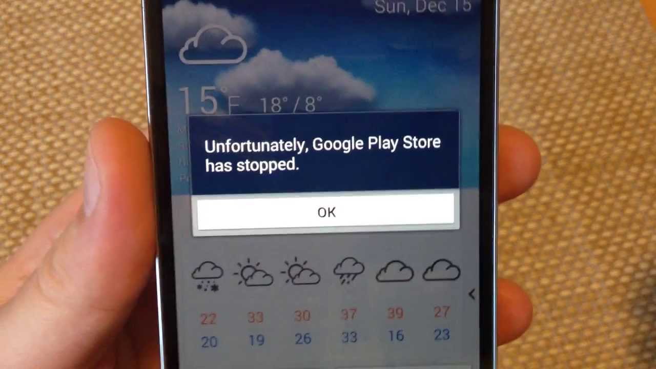Rất tiếc, Google Play Store đã dừng lại Rất tiếc, Google Play Store đã dừng lại