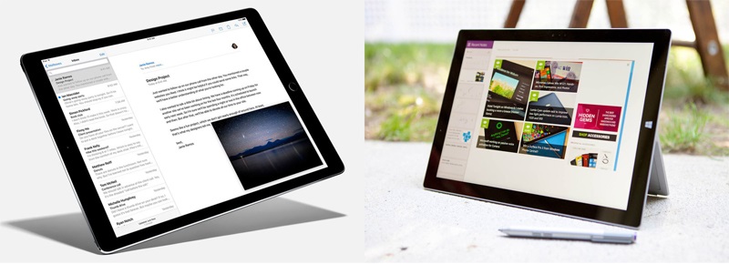 iPad Pro vs Surface Pro 4