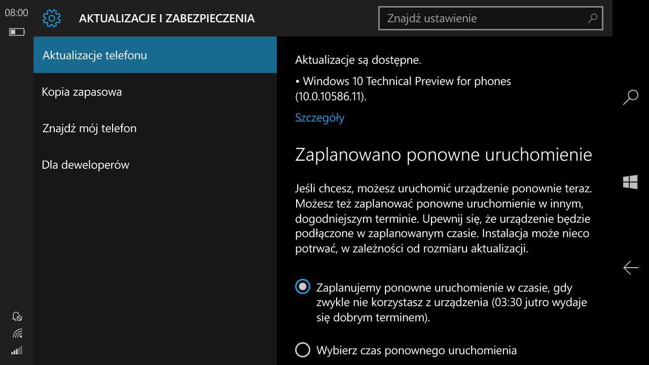 Windows 10 Mobile Build 10586.11 lộ diện Windows 10 Mobile Build 10586.11 lộ diện