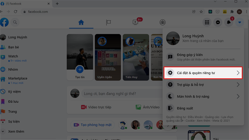 Cách sao lưu dữ liệu Facebook Cách sao lưu dữ liệu Facebook