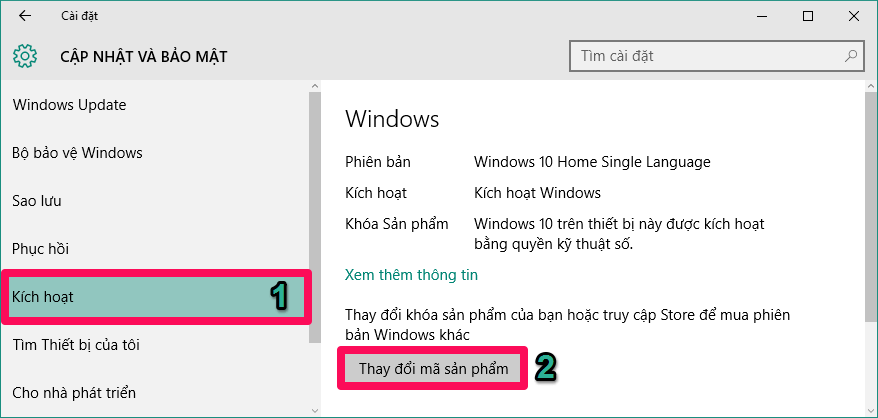 Kích hoạt bản quyền bằng mã Windows 7/8/8.1 Kích hoạt bản quyền bằng mã Windows 7/8/8.1