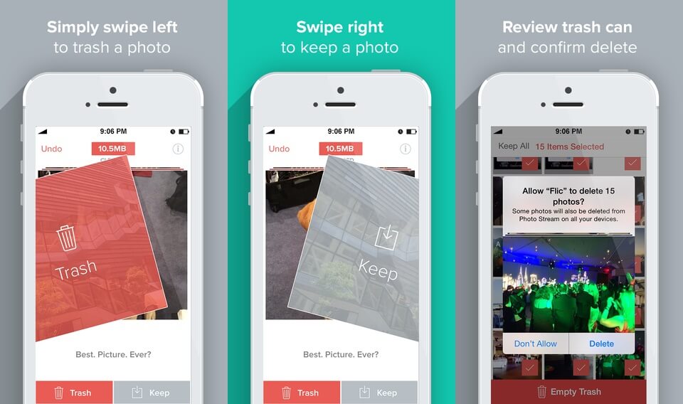 Flic – Delete & Manage Camera Roll Flic – Delete & Manage Camera Roll