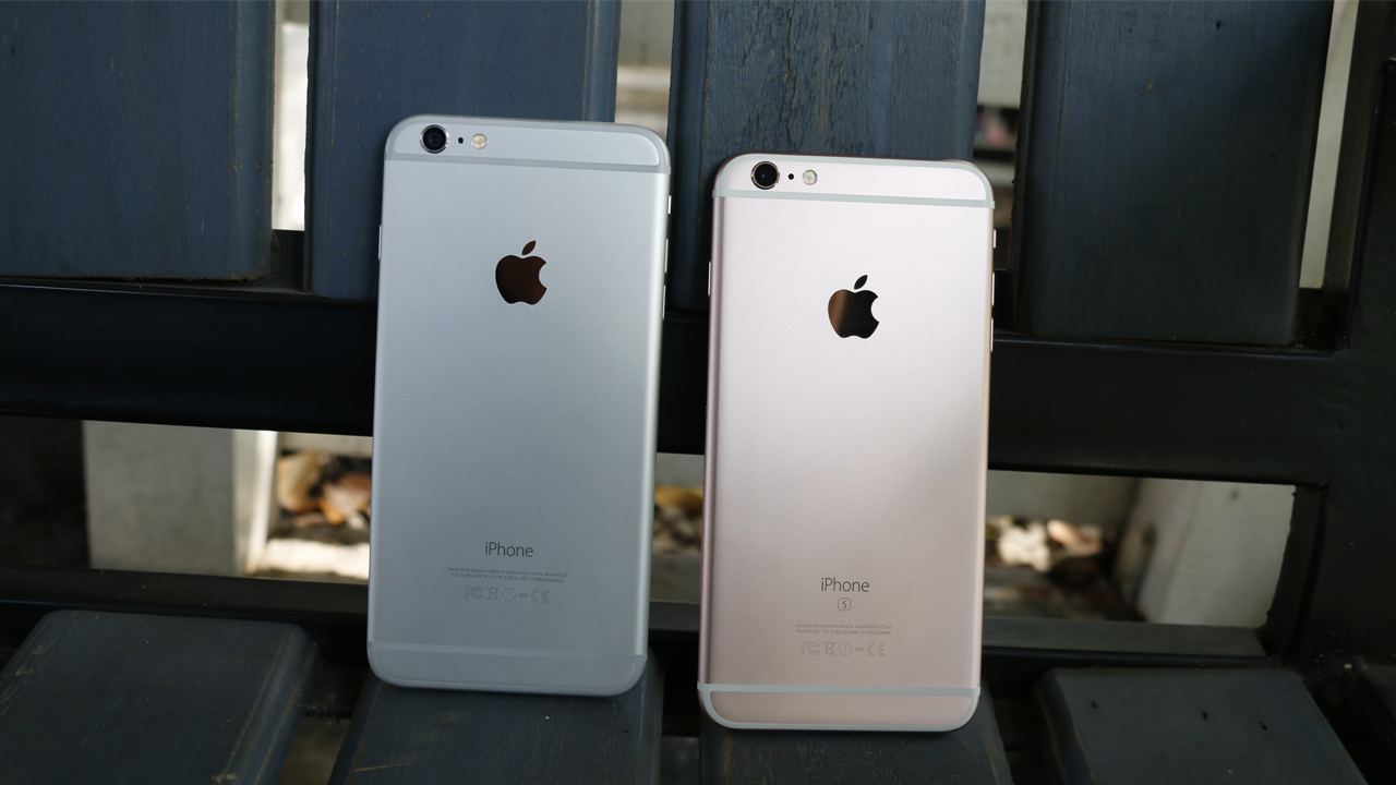 Mặt sau iPhone 6 Plus và iPhone 6s Plus