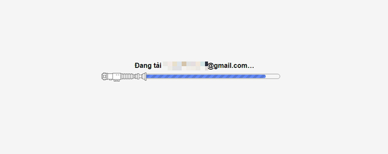 Giao diện Loading Gmail