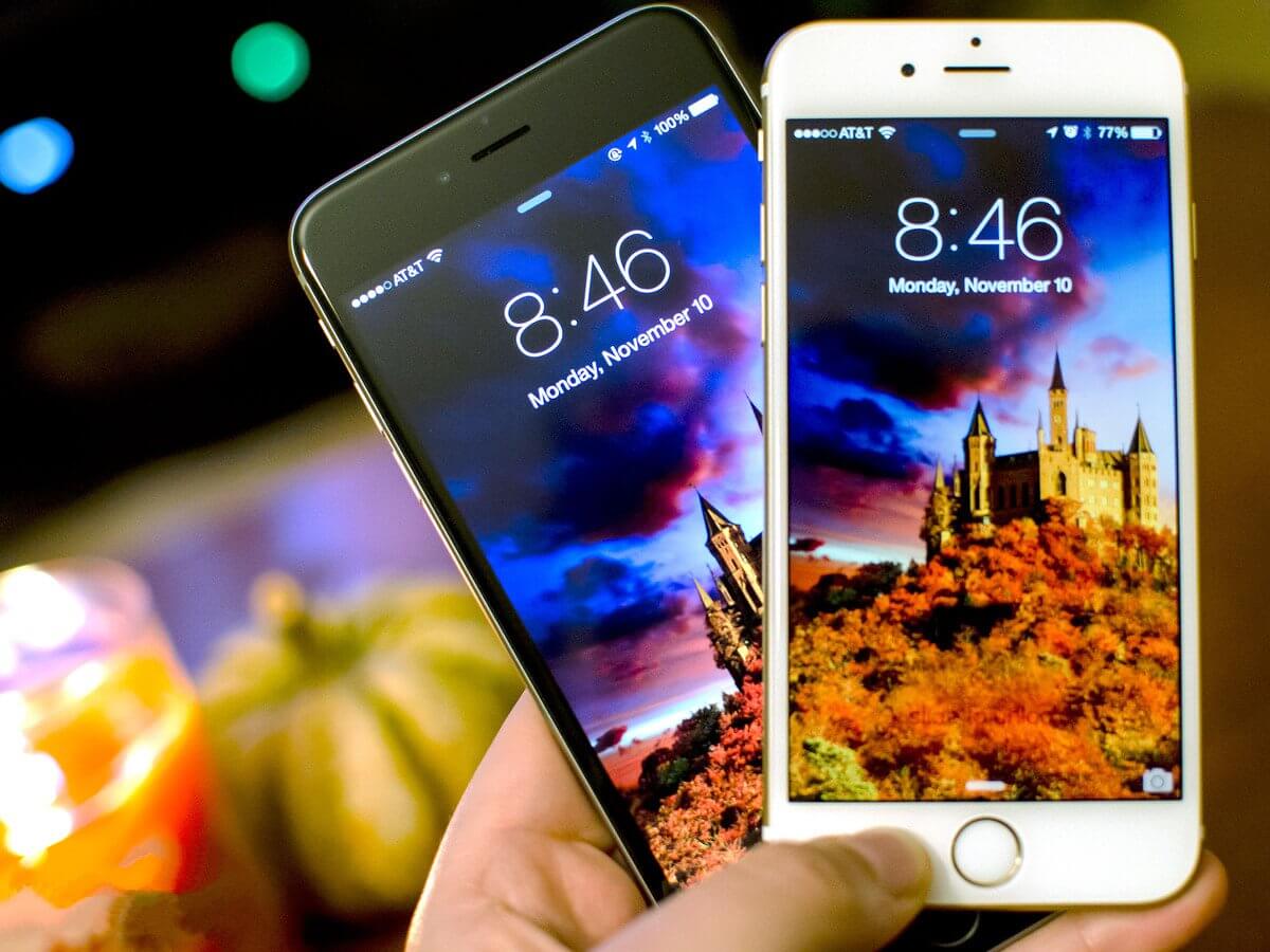 iPhone 6 và iPhone 6 Plus đều dùng màn hình Retina HD