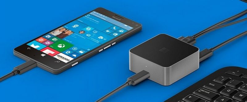 Bộ dock để biến Lumia 950 XL thành máy tính