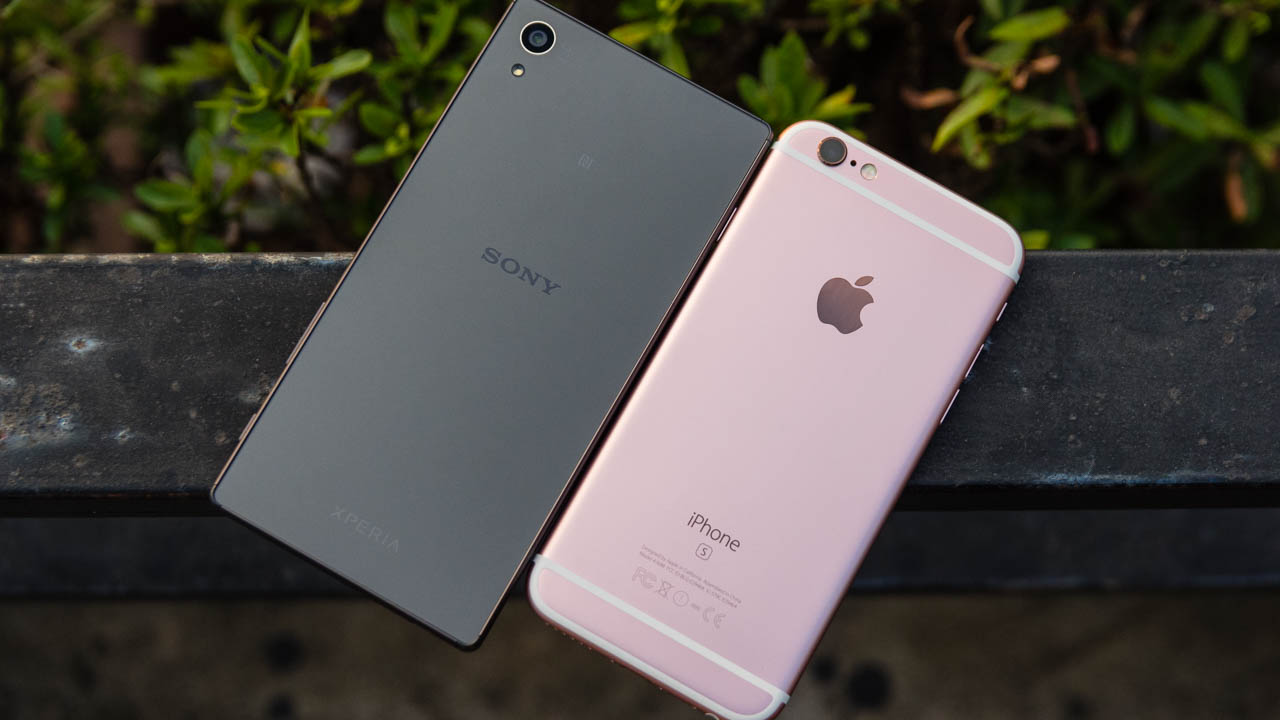 Xperia Z5 vs iPhone 6s Xperia Z5 vs iPhone 6s