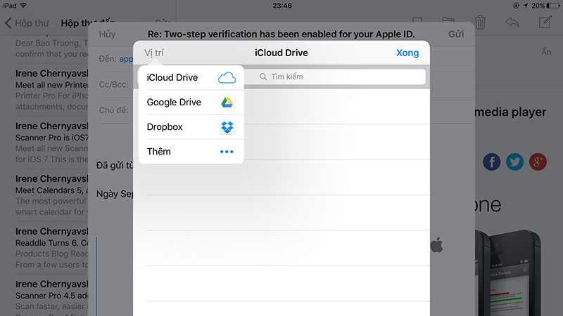 Mail iOS 9 Mail iOS 9