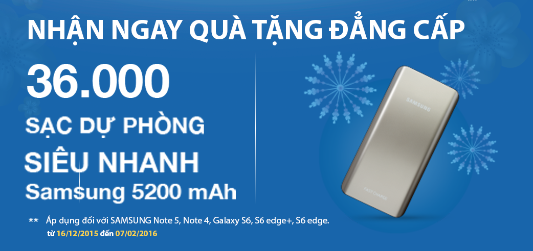 TRÚNG LỘC TỶ PHÚ 50 TỶ ĐỒNG - SẠC DỰ PHÒNG SAMSUNG