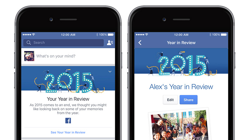 Facebook Year in review Facebook Year in review