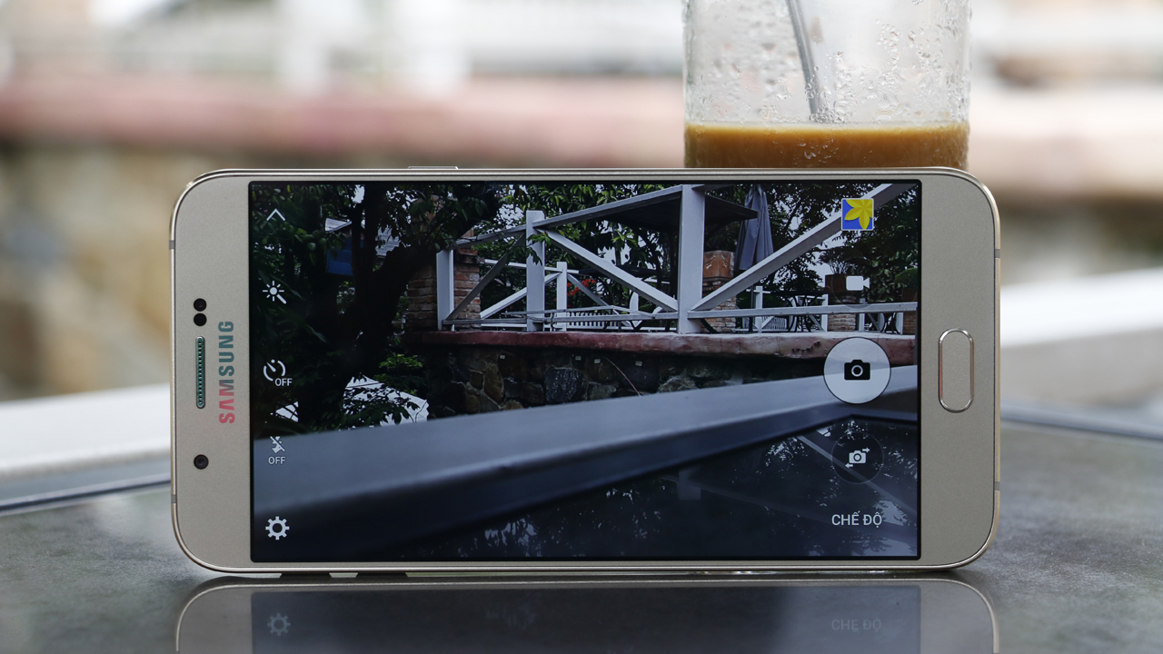 Giao diện camera Galaxy A8