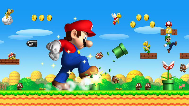 Sang năm mới nên phải chơi Super Mario theo cách mới