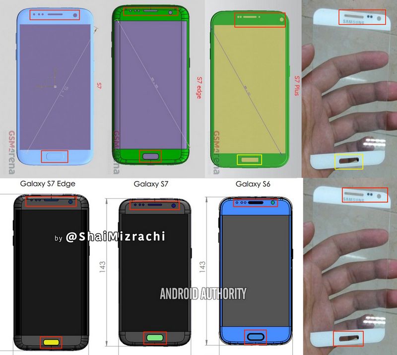 Galaxy S7 so với các thiết kế trước