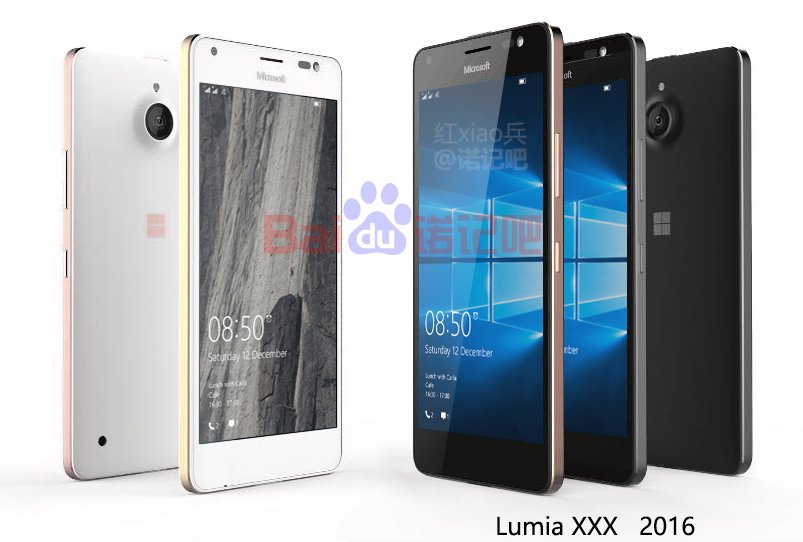 Lumia 850 rò rỉ ảnh trước đây