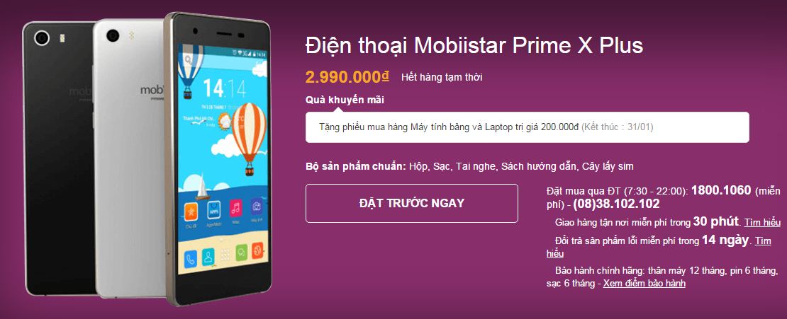 Giá bán 2,99 triệu đồng Giá bán 2,99 triệu đồng