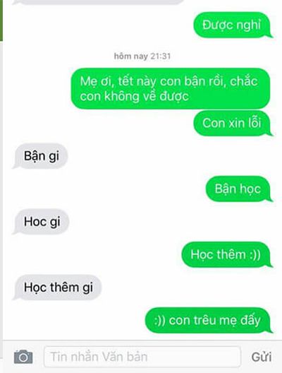 Troll SMS xuân này con không về 02 Troll SMS xuân này con không về 02