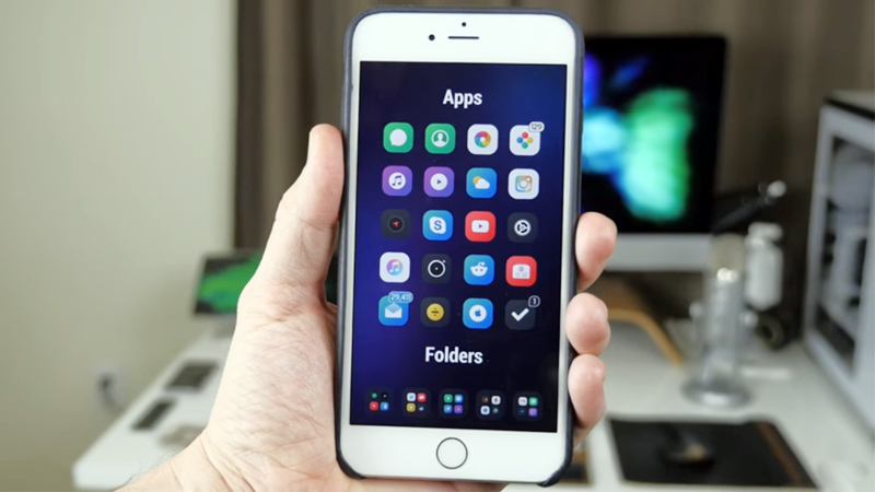 Giao diện iPhone đã tuỳ biến Giao diện iPhone đã tuỳ biến